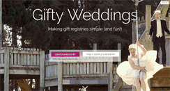 Desktop Screenshot of giftyweddings.com